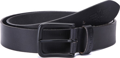 

Police Men Casual Black Genuine Leather Belt