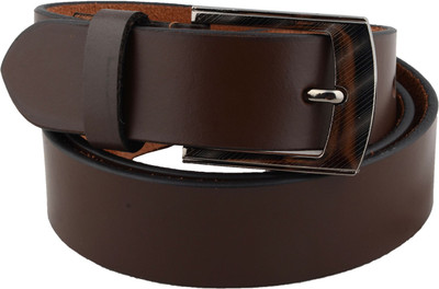 

Shree Fashion Men Formal Brown Genuine Leather Belt