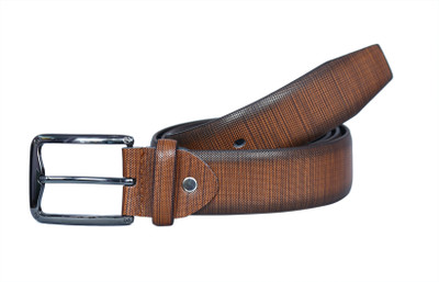 

Hornwood Men Tan Artificial Leather Belt