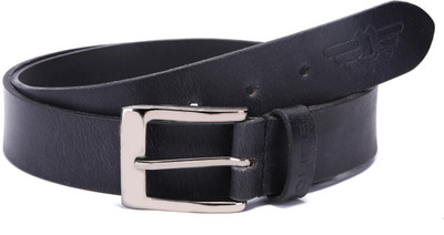 

Police Men Casual Black Genuine Leather Belt
