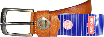 

sadikain Men Tan Artificial Leather Belt
