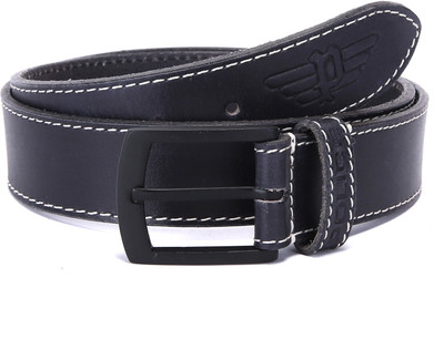 

Police Men Casual Black Genuine Leather Belt