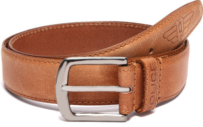 

Police Men Casual Tan Genuine Leather Belt