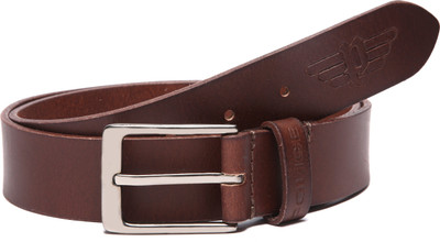 

Police Men Casual Brown Genuine Leather Belt