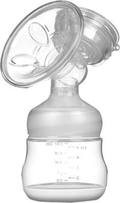 

Grapits Silicon Breast Feeding Pump Milk Bottle Nipple for Baby - Electric(Transperent)