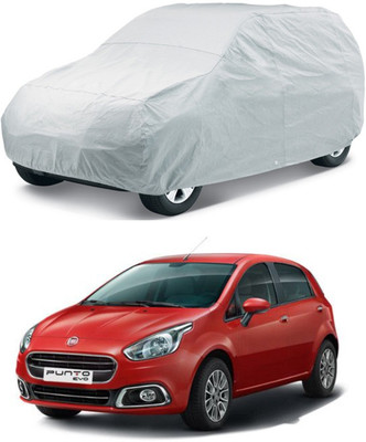 HMS Car Cover For Fiat Punto (Without Mirror Pockets)(Silver, For 2015, 2016, 2017, 2018 Models)