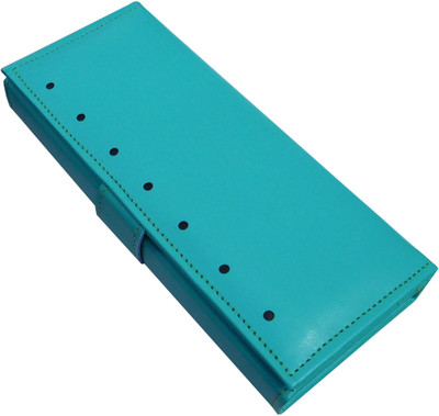 SN LOUIS Women Blue Artificial Leather Wallet(9 Card Slots)