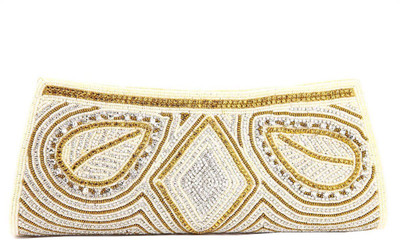 

Utsavi Party White Clutch
