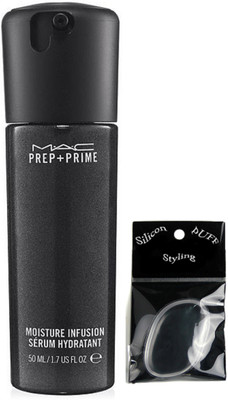 

Styling Silicon puff With Mac prem + prime face serum(Set of 2)