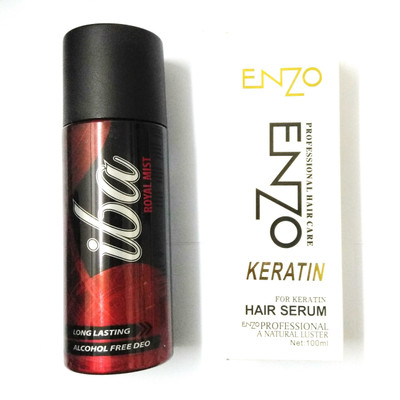 

iba halal care PERSONAL CARE PACK WITH LONG LASTING DEO WITH PROFESSIONAL CARE HAIR SERUM PACK(Set of 2)