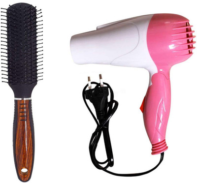 

Majik Wooden Hair Combo Brush With Dryer For Men And Women(Set of 2)