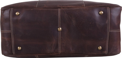 

iHandikart Buffalo Leather Duffel Bag 18'' Travel Duffel Bag(Brown)