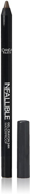 

L'Oreal Paris Infallible Gel Crayon Eye Liner, 102 Grey Fever, 1.2g 1.2 g(102 Grey Fever)