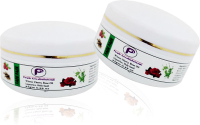 

Purple essentioNaturals Face Pack with Winter Cherry Rose & Tulsi Pack of 2(25 g)