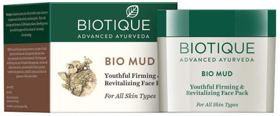 

BIOTIQUE BIO Mud Youthful Firming & Revitalizing Face Pack For All Skin Types, 75g(75 g)