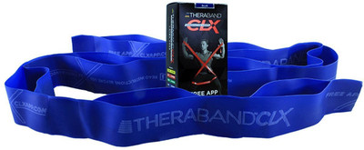 

Thera-Band Latex Free CLX Consecutive Loops,Individual 5 Foot Pre-Cut, 9 Loops, Intermediate Level 2, Extra Heavy, Blue Resistance Band(Blue, Pack of 1)