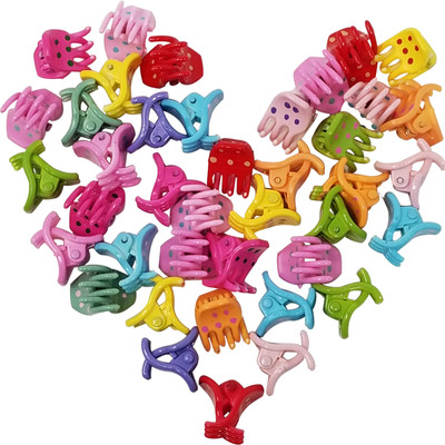 

Evolution Cute & Funky Strawberry With Rubberbands Multicolored Kids Snap Hair Clips, Small, For Kids / Girls Hair Claw(Multicolor)