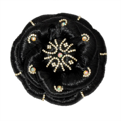 

Mansiyaorange Latest Exclusive Artificial Hair/Hair Extension Collection Bun Bun Clip(Black)