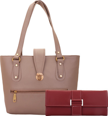 

Lady bar Hand-held Bag(Maroon)