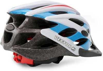 

Vector X H-40 Cycling Helmet(White, Blue, Blue;white