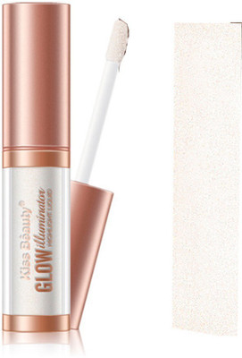 

Kiss Beauty Face Illuminator Makeup Liquid Highlighter Contour Glow Shimmer Shiny Bronzer Long Lasting Highlighter(Glittering White)