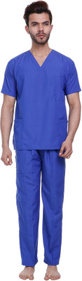 

Proexamine Surgicals PRO1000-SS Shirt, Pant Hospital Scrub(Royal blue XS)