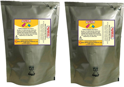 

MOREL TN2280 TONER POWDER FOR USE IN Brother HL-2220 / 2230 / 2240 / 2242 / 2250 / 2270 / 2280 , DCP-7060 / 7065 / 7070 / 7240 / 7360 / 7460 / 7470 / 7860 / FAX-2840 / 2940 PRINTER PACK OF 2 Single Color Ink Toner(Black)