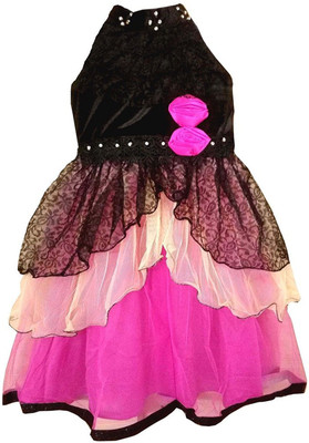 

All About Pink Girls Maxi/Full Length Party Dress(Pink, Sleeveless