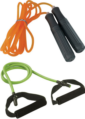 

Cosco FITNESS COMBO KIT OF TONNIG TUBE MEDIUM AND ADJESTABLE LEAP JUMP ROPE Gym & Fitness Kit