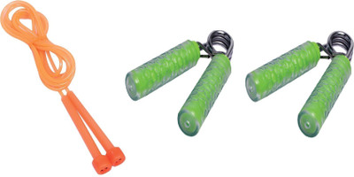 

Cosco FITNESS COMBO KIT OF ADJESTABLE SPEEDY JUMP ROPE AND CLUTCH HAND GRIPPER Gym & Fitness Kit