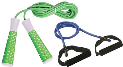 

Cosco FITNESS COMBO KIT OF TONNIG TUBE LIGHT AND ADJESTABLE ELEVATE JUMP ROPE Gym & Fitness Kit