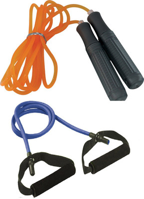 

Cosco FITNESS COMBO KIT OF TONNIG TUBE LIGHT AND ADJESTABLE LEAP JUMP ROPE Gym & Fitness Kit