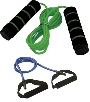 

Cosco FITNESS COMBO KIT OF TONNIG TUBE LIGHT AND ADJESTABLE SKIP JUMP ROPE Gym & Fitness Kit