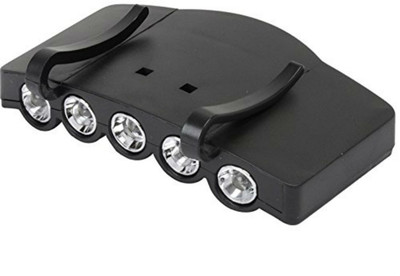 

Creative India Exports 5 LED Military Style Clip For Hat LED Front Light(Black)