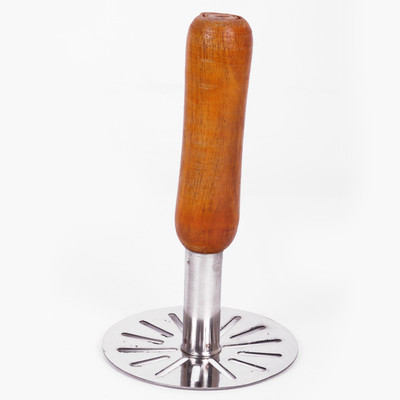 

Bluzon Pav Bhaji & Vegetable Unbreakable Wood, Stainless Steel Masher(Brown, Steel, Pack of 1)