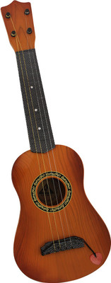 

DealBindaas 4-string Guitar Toy for Kids with Adjustable Tuning Knobs for Intellectual Development & Musical Ability(Brown)