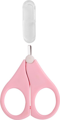 

GOCART Safety Baby Nail Scissors, Rounded Tips, Protective Cover, Ergonomic Design for Infants/Toddlers (Pink )
