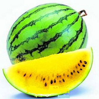 

Generic 50 Seed/Pack Yellow Flesh Watermelon Seeds Potted Fruit Planting Watermelon Seeds for Home & Garden Seed(50 per packet)
