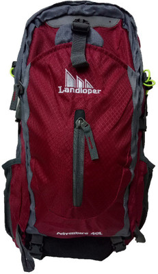 

LANDLOPER RED GREY POCK 40 L RUCKSACK - 18 Rucksack - 40(Multicolor)