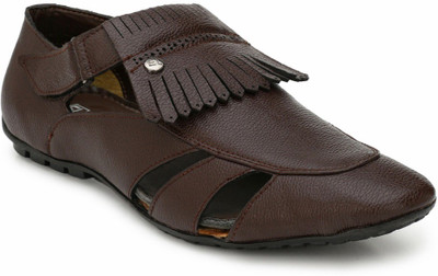 

El Paso Men Brown Sandals