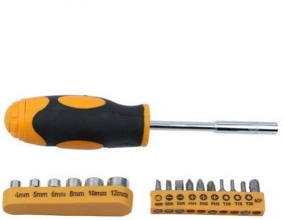 JACKLY 17PC Top Quality Screwdriver Set Ratchet Screwdriver Set(Pack of 1)