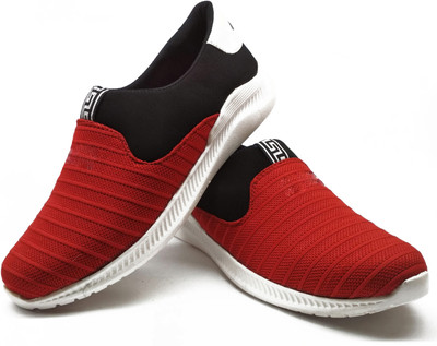 

Stylish Brawo Slip-on Slip On Sneakers For Men(Red