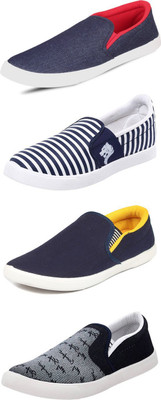 

Trenqs Loafers For Men(Multicolor, Red