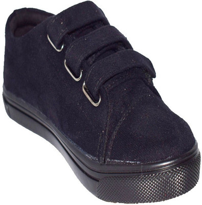 

DODGE Velcro Sneakers Slip On Sneakers For Men (Black)_ Sneakers For Men(Black