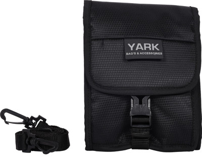 

Yark Men & Women Casual Black Nylon Sling Bag