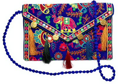 

Unique Fashion Women Evening/Party, Casual, Formal Multicolor Velvet Sling Bag