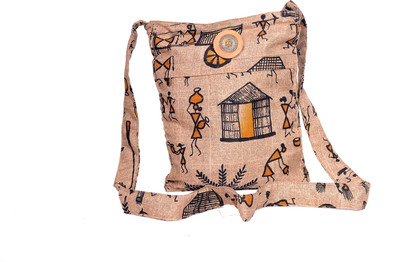 

Cliink Bags Women Casual Brown Acrylic Sling Bag