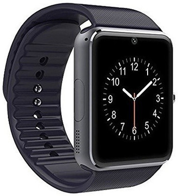 Doodads DT08 Black Smartwatch(Black Strap Regular)