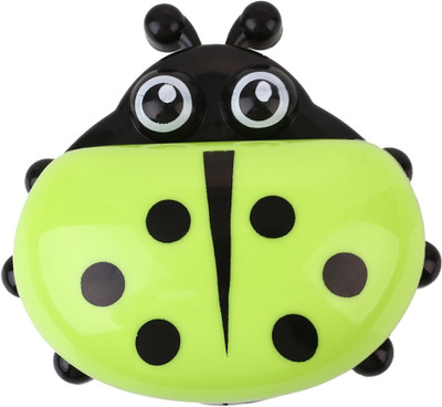 

Epyz Lady Bug Soap Dish Cartoon Dish Funky Soap Dish For Kids.Cartoon Lady Bug Plastic Holder Dish Soap Box(Green)