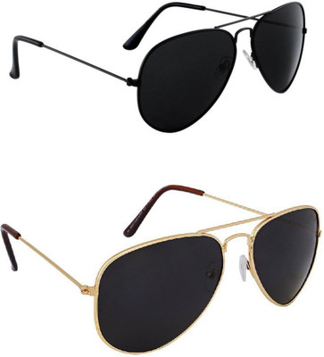 Amour-Propre Aviator Sunglasses(Black)
